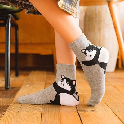 Animal Socks Heels