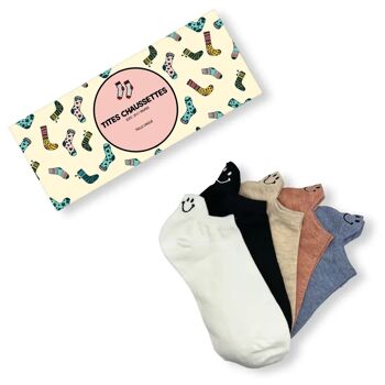 Chaussettes Languette Happy 7