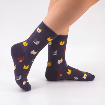 Chaussettes Tête de Chat 5