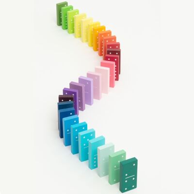 Dominosteine mit Farbverlauf