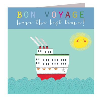 Carte de vœux WO10 Bon Voyage