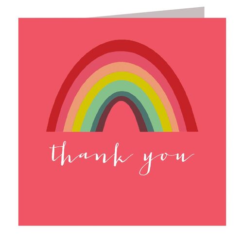 WO16 Rainbow Thank You Card
