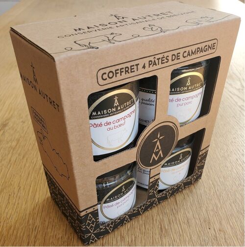 Coffret 4 pâtés de campagne