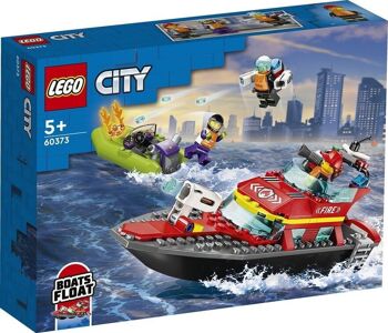 LEGO 60373 - BATEAU SAUVETAGE DES POMPIERS CITY 1