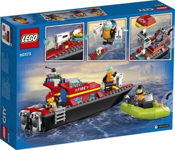 LEGO 60373 - BATEAU SAUVETAGE DES POMPIERS CITY 2