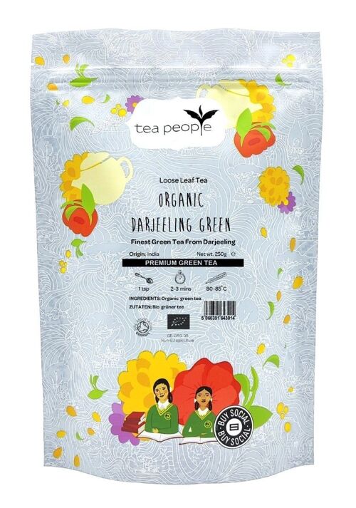 Organic Darjeeling Green - 250g Refill Pack