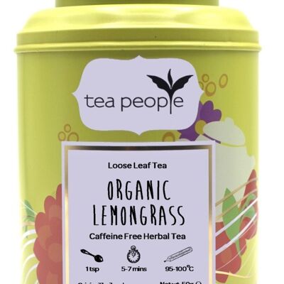 Organic Lemongrass - 50g Tin Caddy