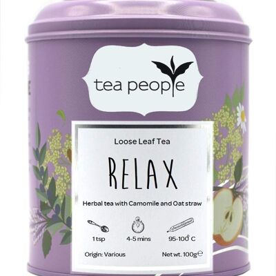 Tè RELAX - Barattolo di latta da 75 g