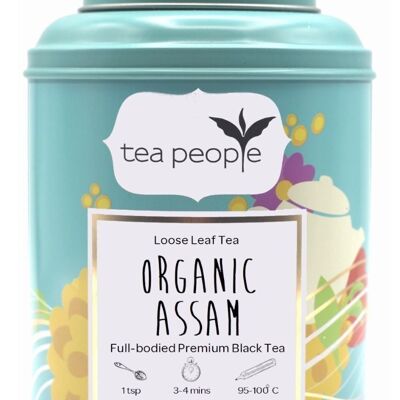 Assam orgánico - Caja de hojalata de 100 g