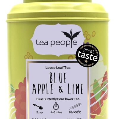 Pomme Bleue et Citron Vert - Boîte 100g