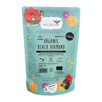 Diamante negro orgánico - Paquete minorista de 75 g