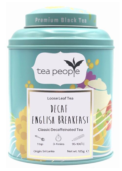 Decaf English Breakfast - 100g Tin Caddy