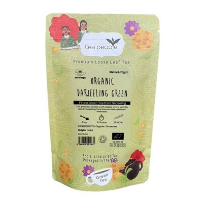 Bio Darjeeling Grün - 75g Einzelhandelspackung