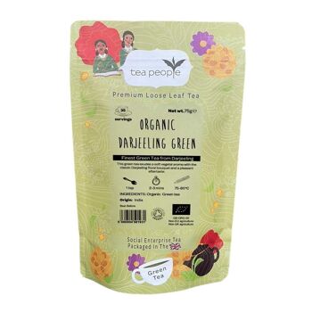 Darjeeling Vert Bio - 75g Retail Pack 1