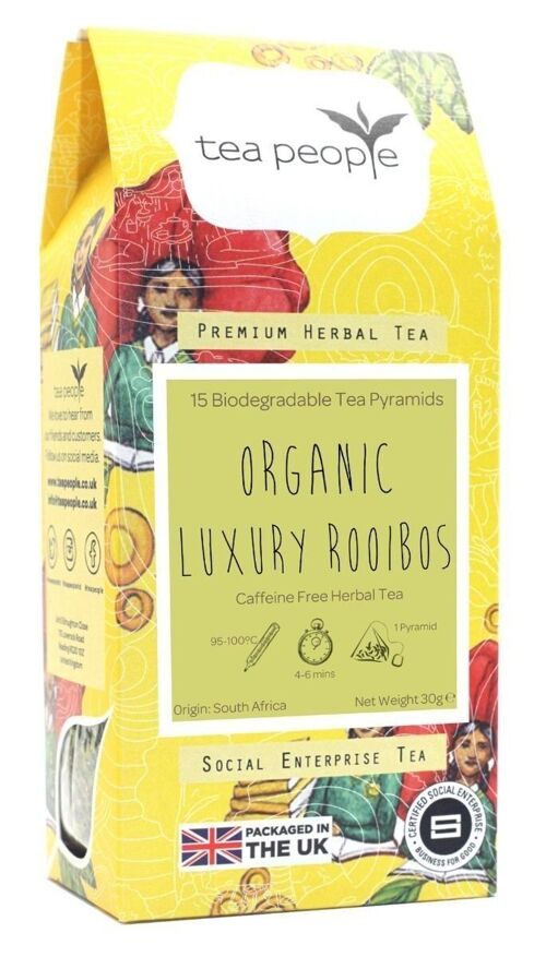 Organic Luxury Rooibos - 15 Pyramid Retail Pack