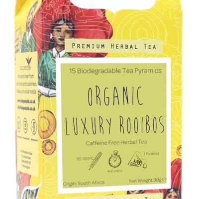 Organic Luxury Rooibos - 15 Pyramid Retail Pack