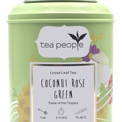 Coconut Rose Green - 100g Tin Caddy