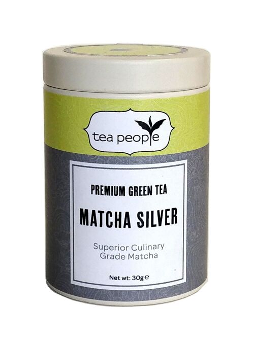 Matcha Silver - 30g Small Retail Tin Box