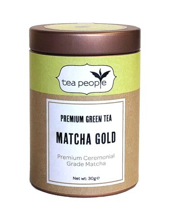 Matcha Gold - Petite boîte de vente au détail de 30 g 1