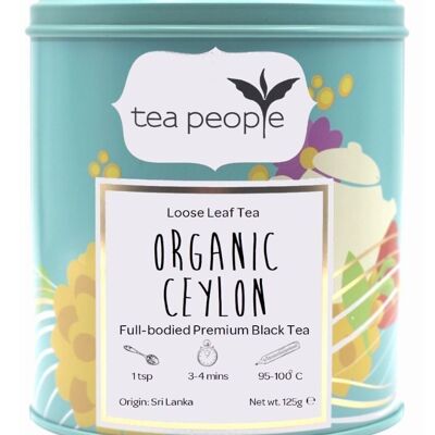 Organic Ceylon Black - 100g Tin Caddy