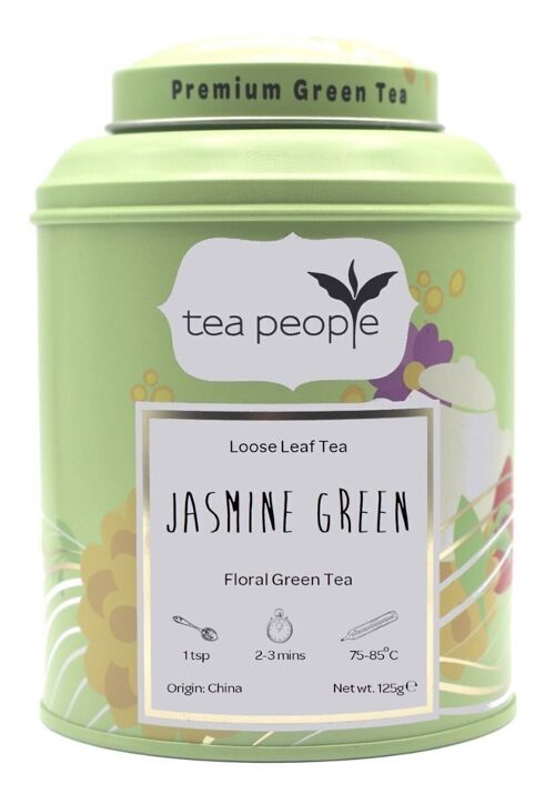 Jasmine Green - 100g Tin Caddy