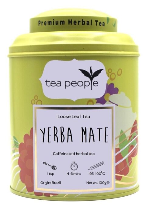 Organic Yerba Mate - 100g Tin Caddy