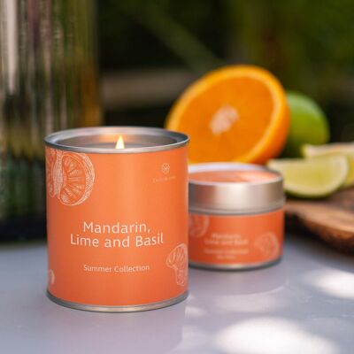 Mandarin, Lime & Basil Candle 1 x 250g