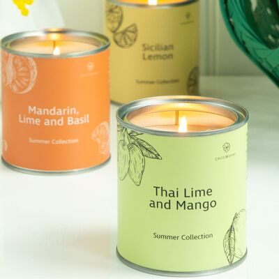 Thailändische Limetten- und Mango-Kerze, 1 x 250 g