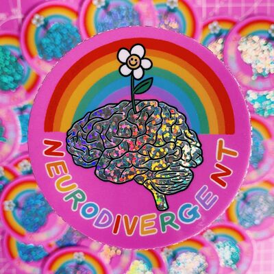 “Neurodivergent” sticker