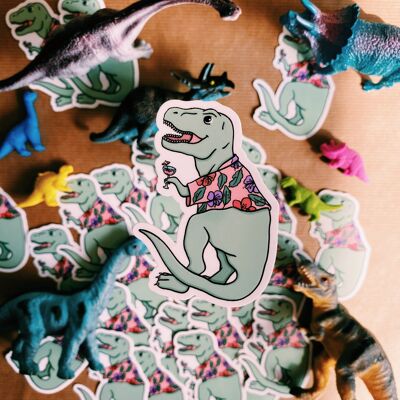 Adesivo fustellato “Party dinosauro”.