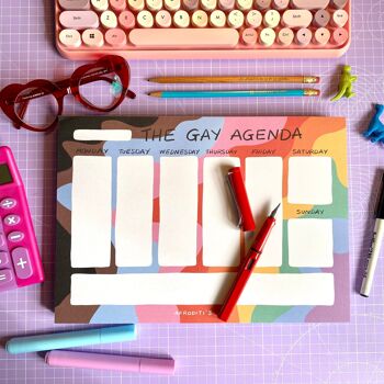 Calendrier hebdomadaire « The Gay Agenda » 3