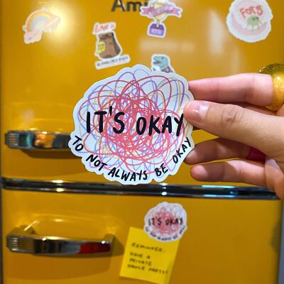 „Es ist okay“-Magnet