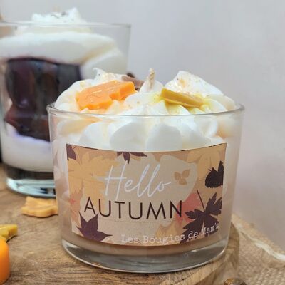 Hello Autumn Halloween Gourmet Candle