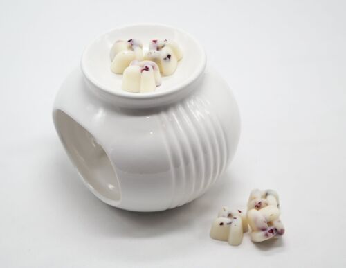 CERAMIC WAX MELTER • Tea Light • Wax Tarts • Soy Blend • Handcrafted •  Scented Wax Cubes • Wickless Candle • build a box