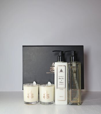 Coffret cadeau bougie, savon et lotion Simple Scents Experience 1