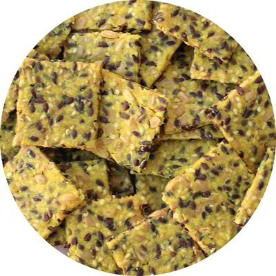 Madras Organic Curry Crackers 1 kg bag