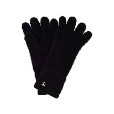 Knitted women's gloves for winter