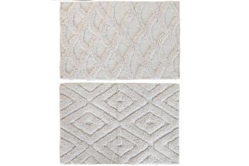 TAPIS COTON 40X60X0,5 1300 GSM ROMBOS 2 ASSORTIS. PB205254 1