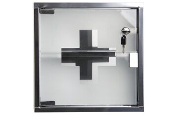 KIT D'AIDE MIROIR MÉTALLIQUE 30X12X30 MÉTALLIQUE PB207636 2