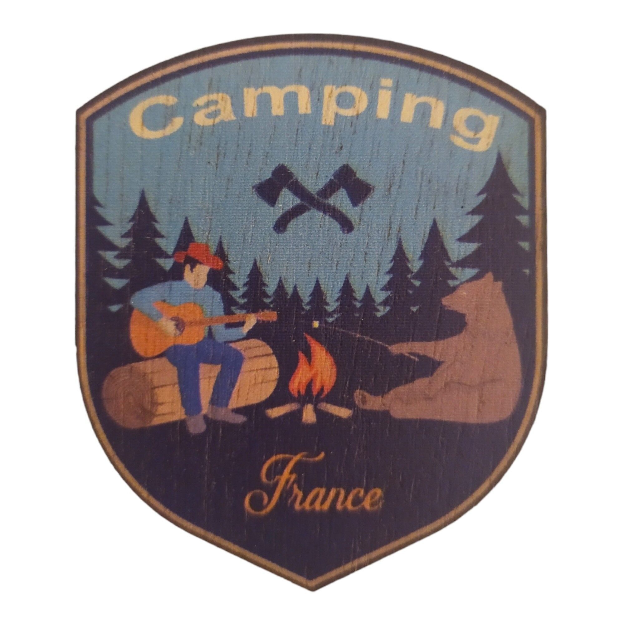 Buy wholesale wooden wall decoration Camping 3