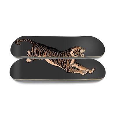 Skateboards for wall decoration: Diptyque “TIGER”