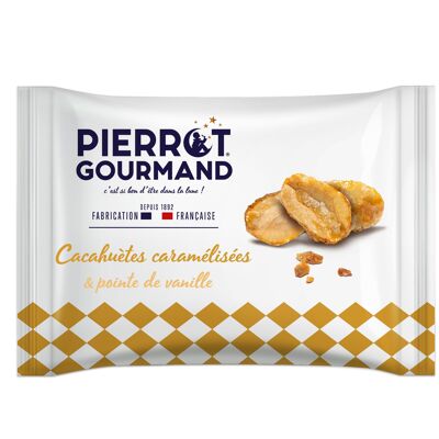 Les Pépites – 45-g-Beutel mit karamellisierten Erdnüssen und einem Hauch Vanille