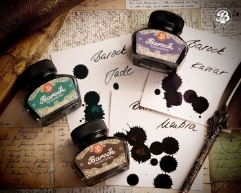 Encre d'écriture baroque 1910 terre d'ombre 30 ml 6