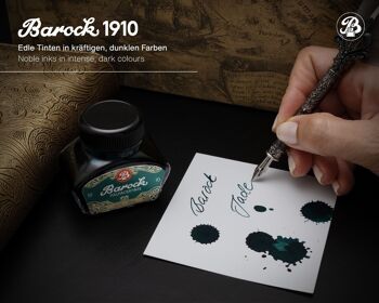 Encre d'écriture baroque 1910 Jade 30 ml 3