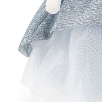 Peluche Daphné la Licorne : Robe Bleu Clair 7