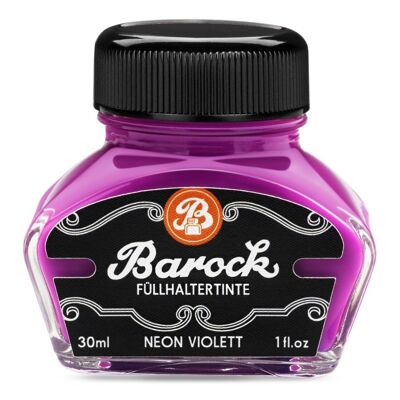 Barock Schreibtinte Neon Violett, 30ml