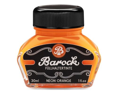 Barock Schreibtinte Neon Orange, 30ml