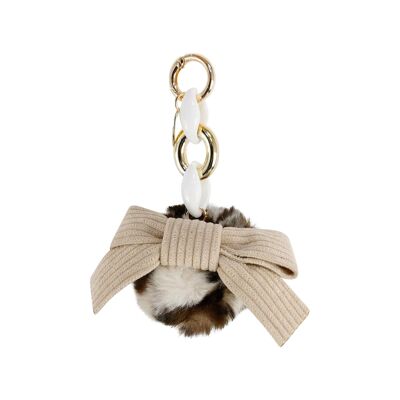 Keychain with bow