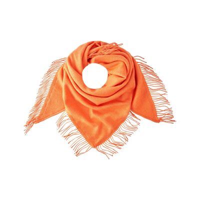 Woven women's scarf with polyester/polyacrylic