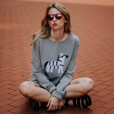 Women’s Zebra Sweatshirt